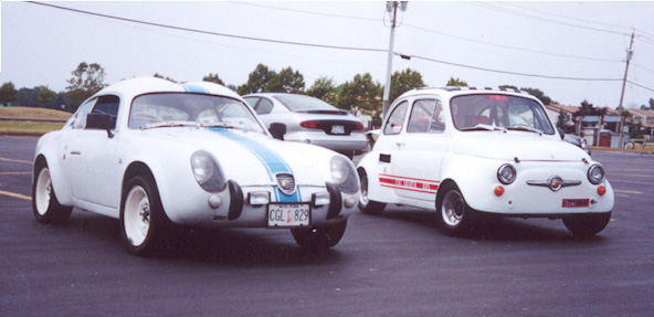 Abarth 750 and 500 Assetto Corsa front view.