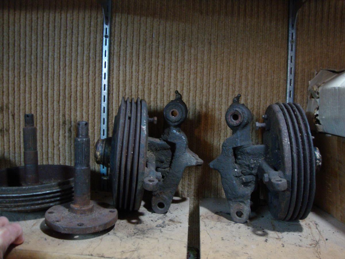 Original drum brake front suspension